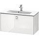 Купить Тумба белый глянец 82 см Duravit Brioso BR401101022 в магазине сантехники Santeh-Crystal.ru