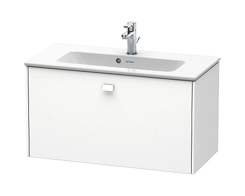 Купить Тумба белый матовый 82 см Duravit Brioso BR401101818 в магазине сантехники Santeh-Crystal.ru