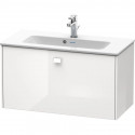Тумба белый глянец 82 см Duravit Brioso BR401102222