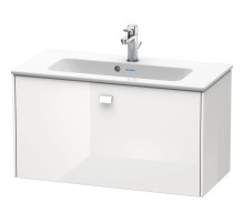 Тумба белый глянец 82 см Duravit Brioso BR401102222