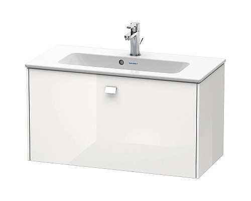 Приобрести Тумба белый глянец 82 см Duravit Brioso BR401102222 в магазине сантехники Santeh-Crystal.ru