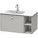 Купить Тумба бетонно-серый матовый 82 см Duravit Brioso BR401201007 в магазине сантехники Santeh-Crystal.ru
