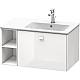 Купить Тумба белый глянец 82 см Duravit Brioso BR401402222 в магазине сантехники Santeh-Crystal.ru
