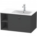 Тумба графит матовый 82 см Duravit Brioso BR401404949