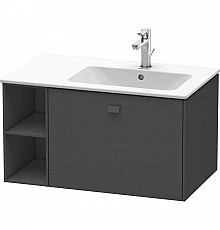 Тумба графит матовый 82 см Duravit Brioso BR401404949