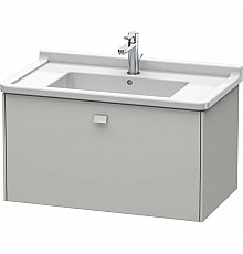 Тумба бетонно-серый матовый 82 см Duravit Brioso BR404200707