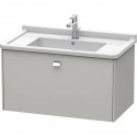 Тумба бетонно-серый матовый 82 см Duravit Brioso BR404201007