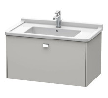 Тумба бетонно-серый матовый 82 см Duravit Brioso BR404201007