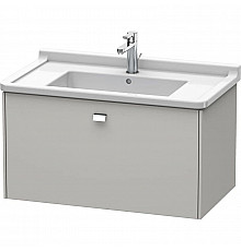 Тумба бетонно-серый матовый 82 см Duravit Brioso BR404201007