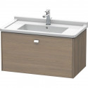 Тумба серый дуб 82 см Duravit Brioso BR404201035