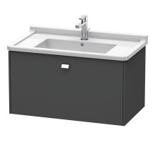 Тумба графит матовый 82 см Duravit Brioso BR404201049
