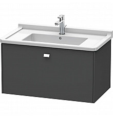 Тумба графит матовый 82 см Duravit Brioso BR404201049