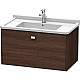 Приобрести Тумба каштан 82 см Duravit Brioso BR404201053 в магазине сантехники Santeh-Crystal.ru