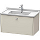 Заказать Тумба тауп матовый 82 см Duravit Brioso BR404201091 в магазине сантехники Santeh-Crystal.ru
