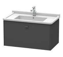 Тумба графит матовый 82 см Duravit Brioso BR404204949