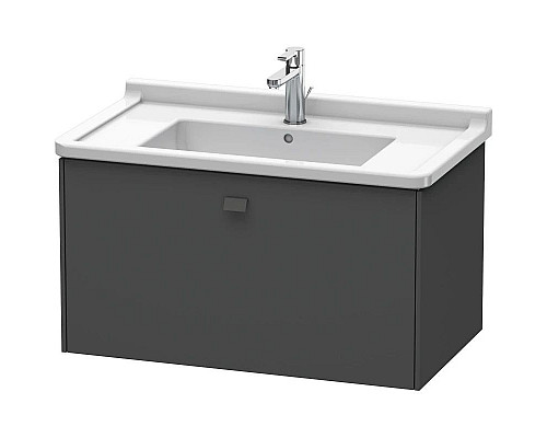 Приобрести Тумба графит матовый 82 см Duravit Brioso BR404204949 в магазине сантехники Santeh-Crystal.ru