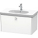 Заказать Тумба белый матовый 82 см Duravit Brioso BR404601018 в магазине сантехники Santeh-Crystal.ru