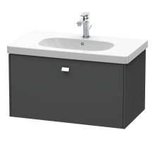 Тумба графит матовый 82 см Duravit Brioso BR404601049
