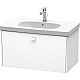 Приобрести Тумба белый матовый 82 см Duravit Brioso BR404601818 в магазине сантехники Santeh-Crystal.ru