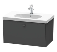 Тумба графит матовый 82 см Duravit Brioso BR404604949