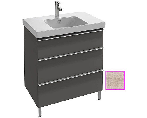 Купить Тумба серый дуб 77 см Jacob Delafon Odeon Up EB993-E71 в магазине сантехники Santeh-Crystal.ru