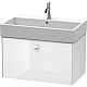 Купить Тумба белый глянец 78,4 см Duravit Brioso BR405502222 в магазине сантехники Santeh-Crystal.ru