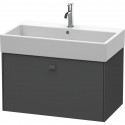 Тумба графит матовый 78,4 см Duravit Brioso BR405504949