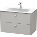 Тумба бетонно-серый матовый 82 см Duravit Brioso BR410200707