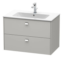 Тумба бетонно-серый матовый 82 см Duravit Brioso BR410201007