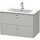 Купить Тумба бетонно-серый матовый 82 см Duravit Brioso BR410201007 в магазине сантехники Santeh-Crystal.ru