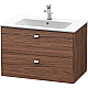 Купить Тумба темный орех 82 см Duravit Brioso BR410201021 в магазине сантехники Santeh-Crystal.ru