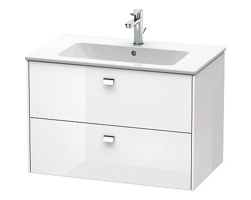Купить Тумба белый глянец 82 см Duravit Brioso BR410201022 в магазине сантехники Santeh-Crystal.ru