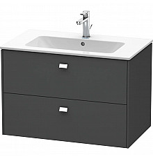 Тумба графит матовый 82 см Duravit Brioso BR410201049