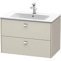 Тумба тауп матовый 82 см Duravit Brioso BR410201091