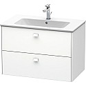 Тумба белый матовый 82 см Duravit Brioso BR410201818