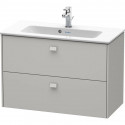 Тумба бетонно-серый матовый 82 см Duravit Brioso BR411100707