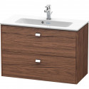Тумба темный орех 82 см Duravit Brioso BR411101021