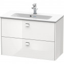Тумба белый глянец 82 см Duravit Brioso BR411101022