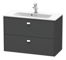 Тумба графит матовый 82 см Duravit Brioso BR411101049