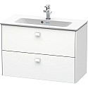 Тумба белый матовый 82 см Duravit Brioso BR411101818