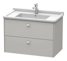 Тумба бетонно-серый матовый 82 см Duravit Brioso BR414200707