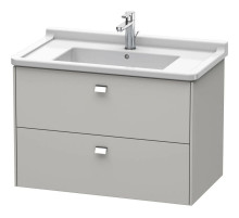 Тумба бетонно-серый матовый 82 см Duravit Brioso BR414201007