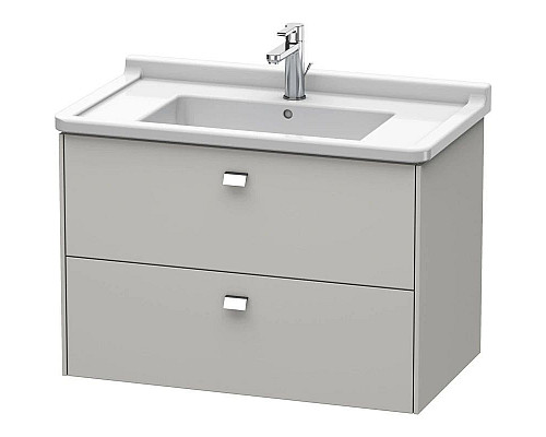 Купить Тумба бетонно-серый матовый 82 см Duravit Brioso BR414201007 в магазине сантехники Santeh-Crystal.ru