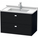 Тумба черный дуб 82 см Duravit Brioso BR414201016