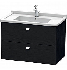Тумба черный дуб 82 см Duravit Brioso BR414201016