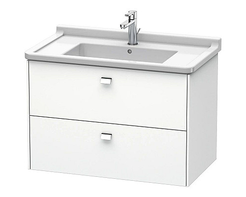 Приобрести Тумба белый матовый 82 см Duravit Brioso BR414201018 в магазине сантехники Santeh-Crystal.ru