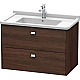 Купить Тумба каштан 82 см Duravit Brioso BR414201053 в магазине сантехники Santeh-Crystal.ru