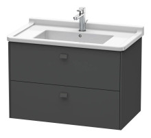 Тумба графит матовый 82 см Duravit Brioso BR414204949