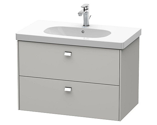 Приобрести Тумба бетонно-серый матовый 82 см Duravit Brioso BR414601007 в магазине сантехники Santeh-Crystal.ru