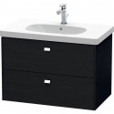 Тумба черный дуб 82 см Duravit Brioso BR414601016